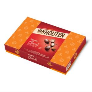 Jual Coklat Van Houten Almond Assortment Vanhouten Dark Milk Chocolate