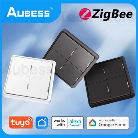 AUBESS ZigBee Smart Switch Tuya Smart Life Wireless Scene Wall Switch