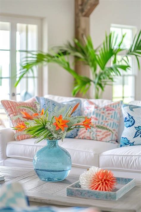 Coastal Living Room Inspiration Bright And Breezy In Summer