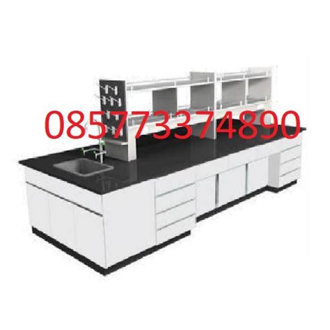 Jual Island Bench ISB 5 PR16 Meja Tengah Laboratorium Phenolic Resin