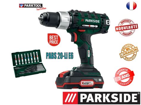 Parkside Taladro Atornillador Inal Mbrico Pabs Li Iluminaci N Led