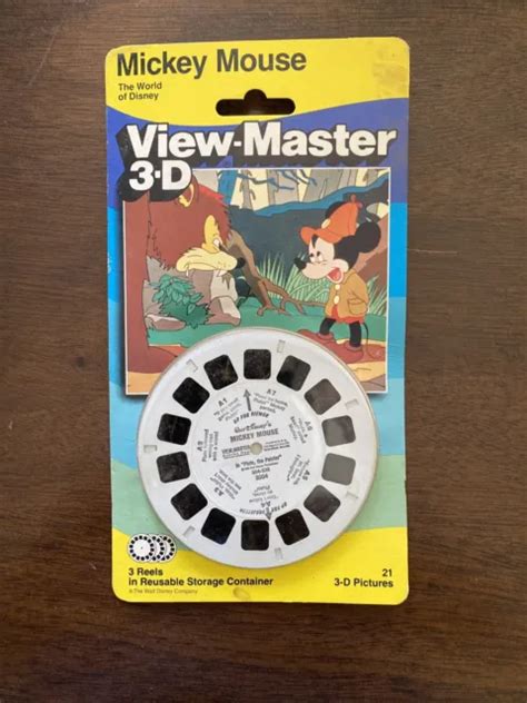 DISNEY DISNEY S MICKEY Mouse Cartoons Cartoon View Master 3 Reels Open