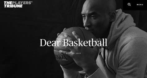 Kobe Bryant Dear Basketball (#1749625) - HD Wallpaper & Backgrounds ...