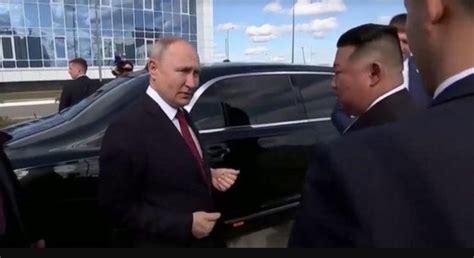 Putin Ts Car Fanatic Kim Jong Un Fancy Limousine And Go On Joy Ride