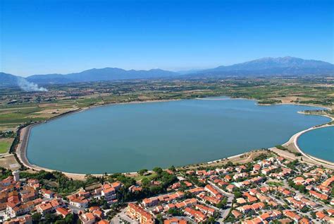 Photo aérienne lac villeneuve raho 25 Pyrénées Orientales PAF