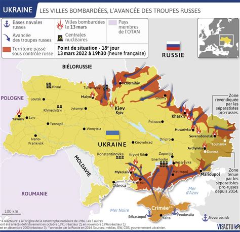 Guerre Ukraine Russie 2022 En Direct Carte