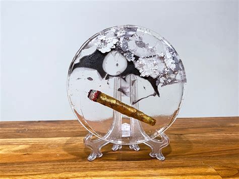 Transparent Cigar Blunt W/ Gray Smoke Smokers Decor 420 Decor Man Cave Joint Doobie Theme - Etsy