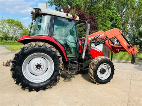 Massey Ferguson 5455 4wd Tractor Cw Massey Ferguson 950 Front Loader