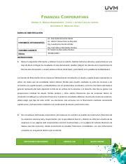 A5 FINANZAS Docx FINANZAS CORPORATIVAS UNIDAD 5 RIESGO RENDIMIENTO