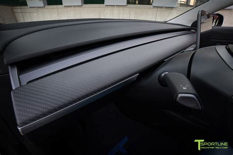 Tesla Model 3 Carbon Fiber Interior Accessories T Sportline Tesla Model S 3 X And Y Accessories