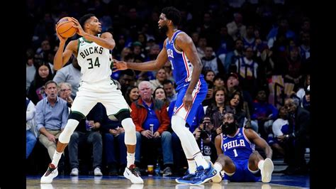 Joel Embiid Vs Giannis Antetokounmpo All 1 On 1 Plays Oct 20 2022 23 Nba Season Youtube