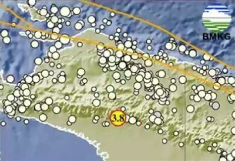 Gempa Terkini M Guncang Jayawijaya Papua Berpusat Di Darat