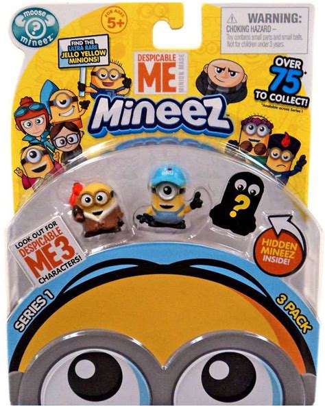 Despicable Me Minions Mineez Series 1 Bored Silly Bob Boss Man Mel Mini