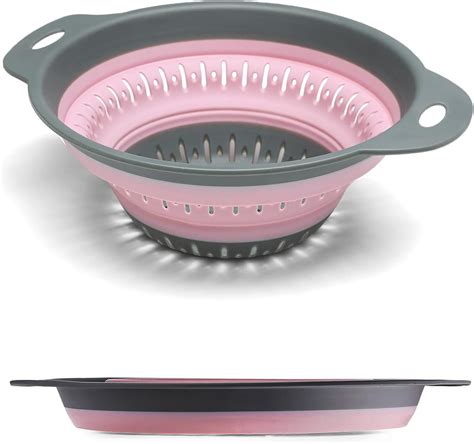 Collapsible Colander Bpa Free Silicone Colanders Food Strainers With