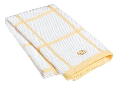 Buy Calphalon Textiles Checked Terry Kitchen Towel Lemon Online At Low