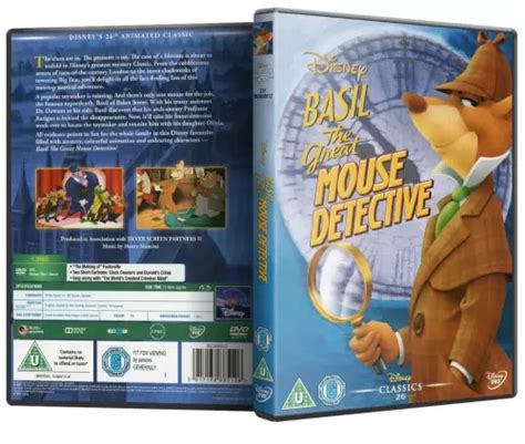 Disney Dvd Basil The Great Mouse Detective Dvd