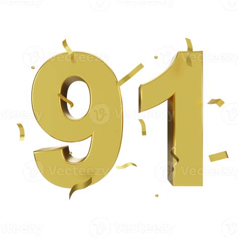 gold  number  confetti  png