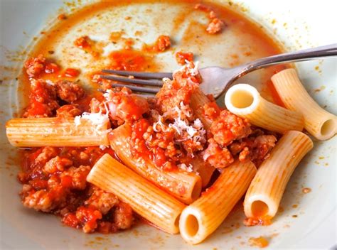 Rigatoni With Spicy Calabrese Style Pork Ragu My Lilikoi Kitchenmy Lilikoi Kitchen