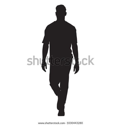 Silhouette Man Walking