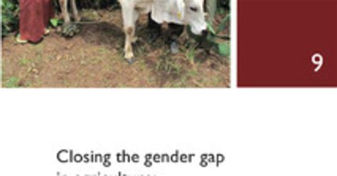 Closing The Gender Gap In Agriculture A Trainers Manual