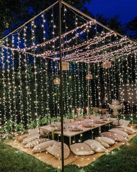 Backyard Dinner Party, Backyard Movie, Outdoor Decor Backyard, Outdoor ...