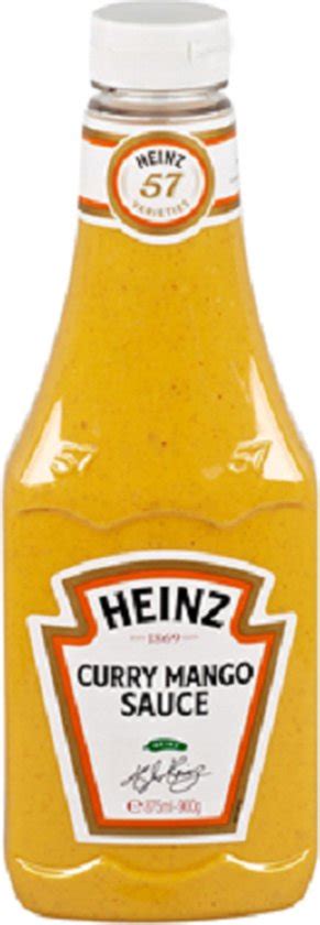 Heinz Curry Mango Sauce 6x 875ml Bol