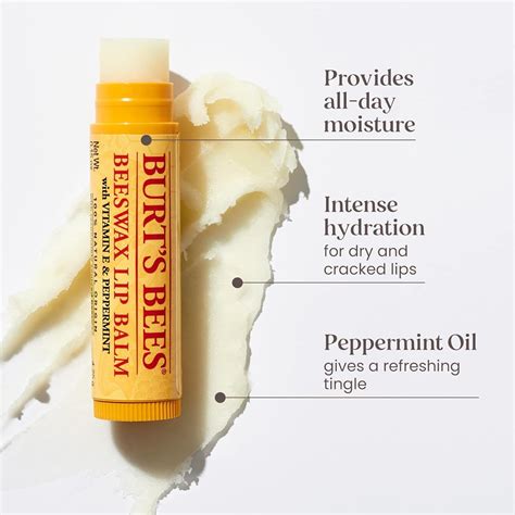 Burt s Bees Lippenbalsam Bienenwachs und Pfefferminzöl 1 St Shop Apotheke