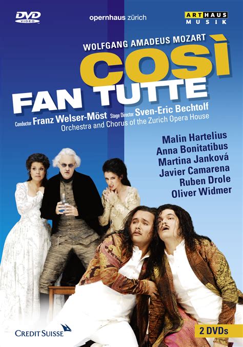 Wolfgang Amadeus Mozart Così fan tutte Opera DVD Arthaus Musik