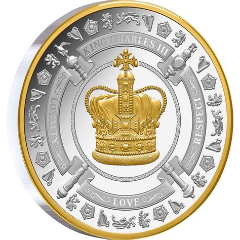 Coins Australia King Charles Iii Coronation Crown Oz Silver