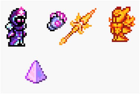 Terraria Nebula Armor Pixel, HD Png Download - kindpng