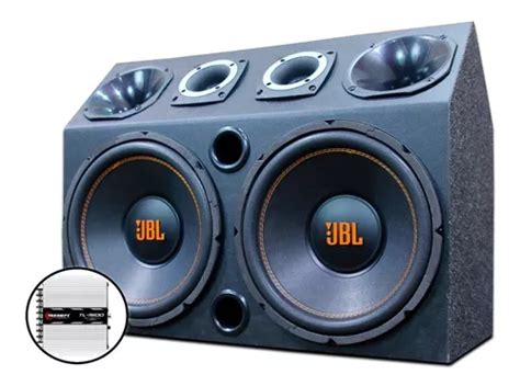 Caixa Trio Dupla Jbl Completa M Dulo Taramps Tl W Frete Gr Tis