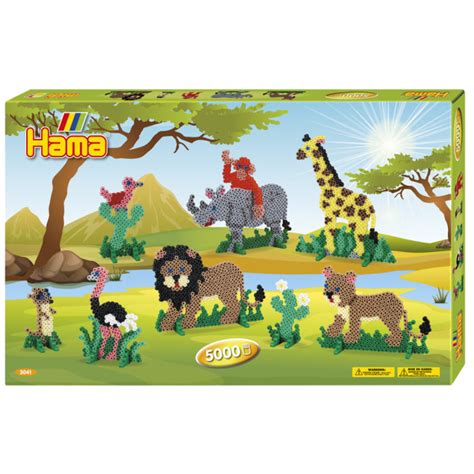 Hama B Gelperlen Midi Safari Geschenkpackung