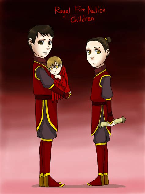 Royal Fire Nation Children by Elzbun on DeviantArt