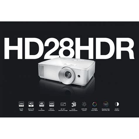 Projetor Optoma Hd Hdr Full Hd P De L Mens Heinrich Udio