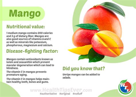 Mango Health Benefits With Infographics Health Tips Ever Magazine