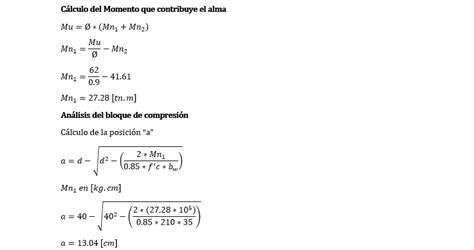 Diseño De Vigas T Hoja De Calculo