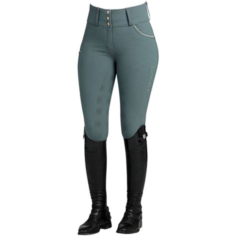 Annber Full Grip High Waist Breeches Dove Blue Spooks Riding