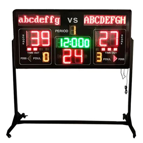 Hot Selling Led Scoreboard And Time For Team Sports Electronic