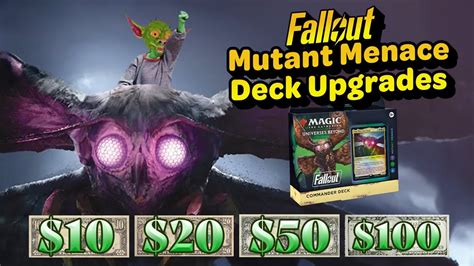 Precon Upgrade Mutant Menace MTG Fallout Deck 10 20 50