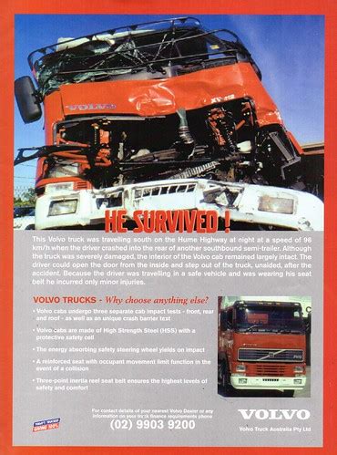 2001 Volvo FH12 Trucks Aussie Original Magazine Advertisem Flickr