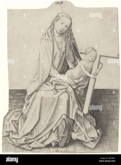 La Vierge Assise Tenant L Enfant Banque De Photographies Et Dimages