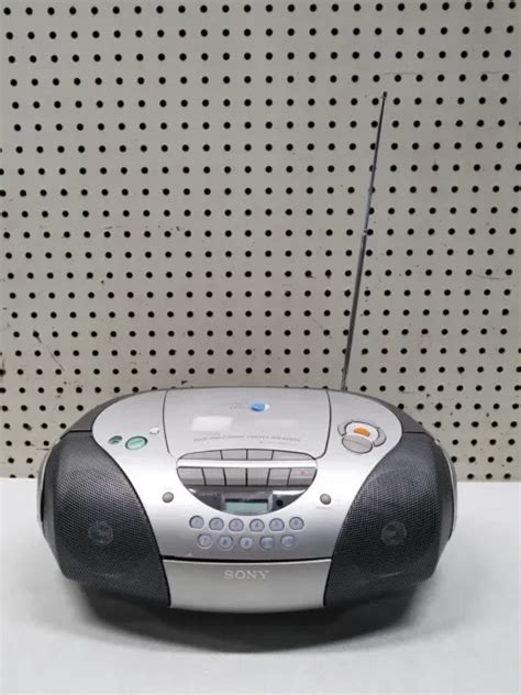 Sony Cfd S Portable Stereo Boombox Am Fm Radio Cd Cassette