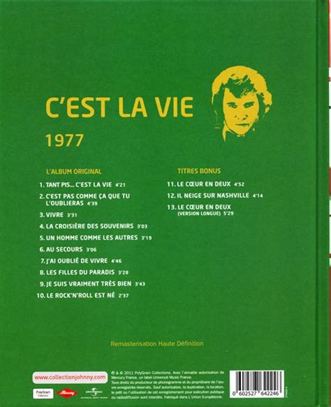 Collection Johnny Hallyday C Est La Vie