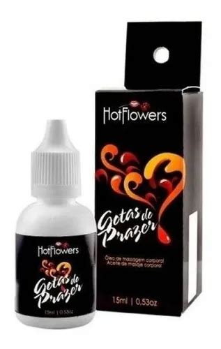 Hot Flowers Óleo Gotas Prazer Óleo Excitante Feminino 15ml Parcelamento sem juros