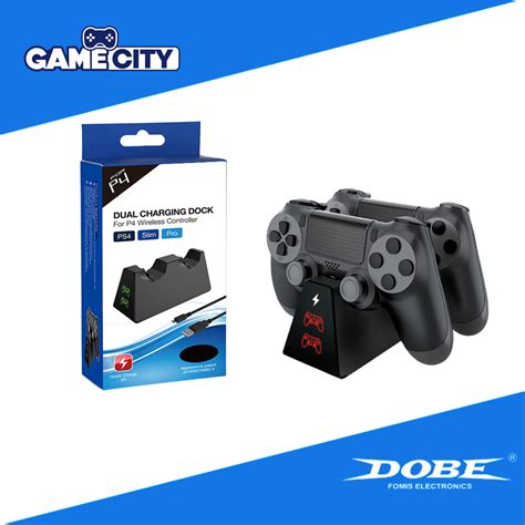 Dobe Ps4 Dual Charging Dock Stand Station Charger Fast Charging