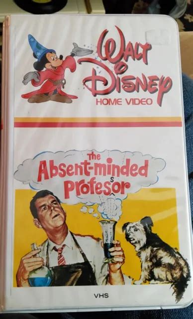 Walt Disney Home Video Vhs Absent Minded Professor Original