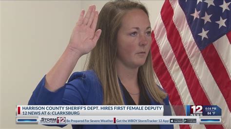 Harrison County Sheriffs Department Swears In First Female Deputy