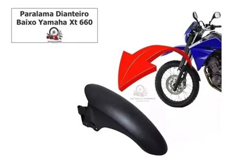 Paralama Dianteiro B Baixo Yamaha Xt R Xt Preto Parcelamento