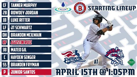 Binghamton Rumble Ponies on Twitter: "Saturday Matinee! 🕑1:05 pm 🆚 ...