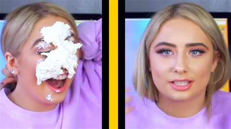 Girls Pied In The Face Compilation 11 Youtube